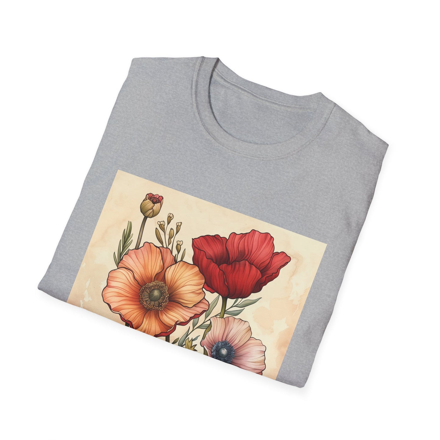 Blooming Brilliance: Hand-Drawn Floral T-shirt
 Whispering Petals: Hand-Drawn Florals T-shirt
 Flourish: Botanical Sketches T-shirt