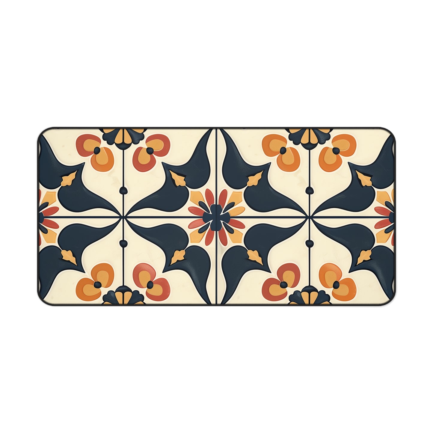 "Artisan Tiles Desk Mat - Stylish and Durable Workspace Accessory"