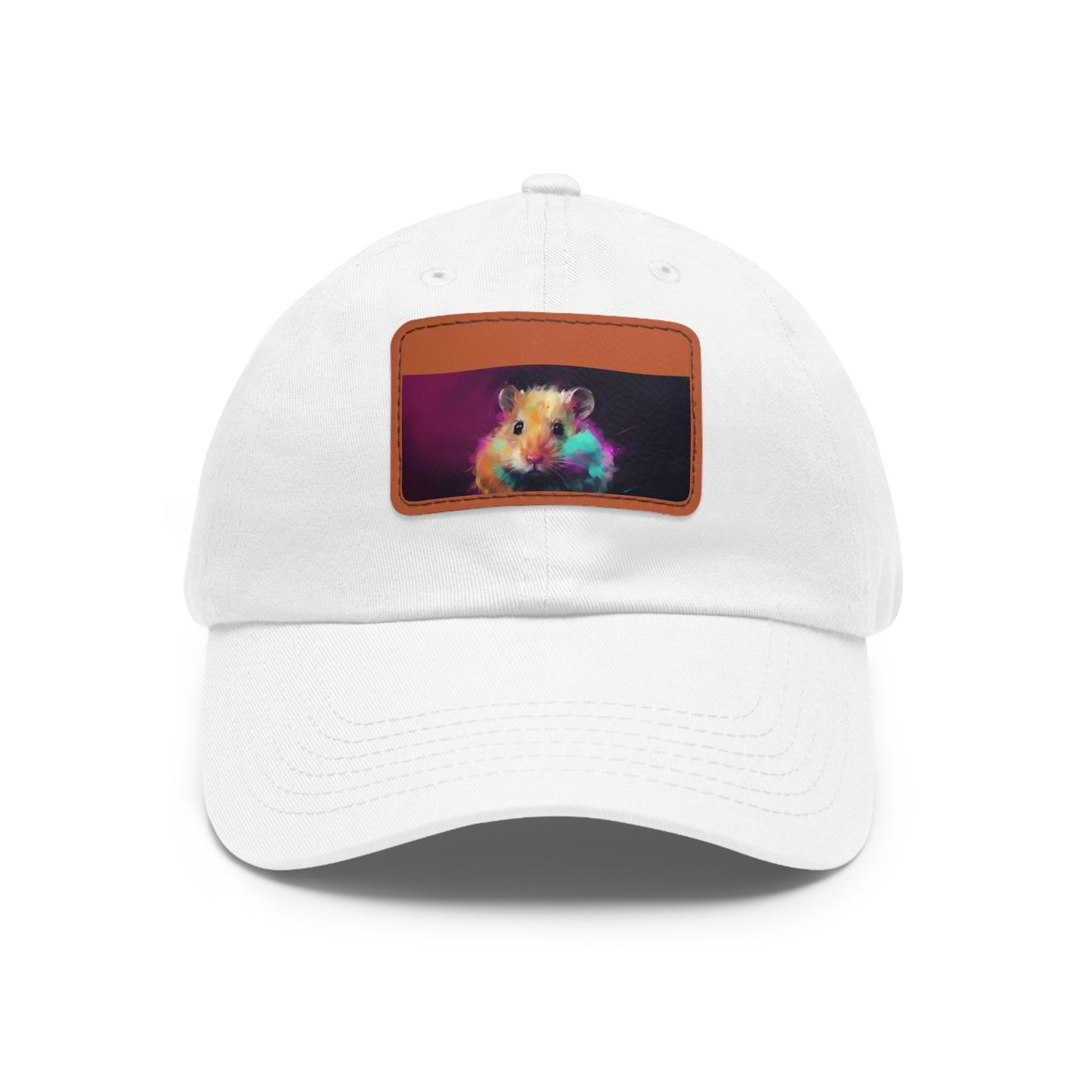 Neon Hamster Bliss Baseball Cap