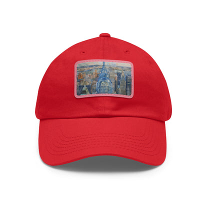 Chrysler Cityscape Watercolor Baseball Cap