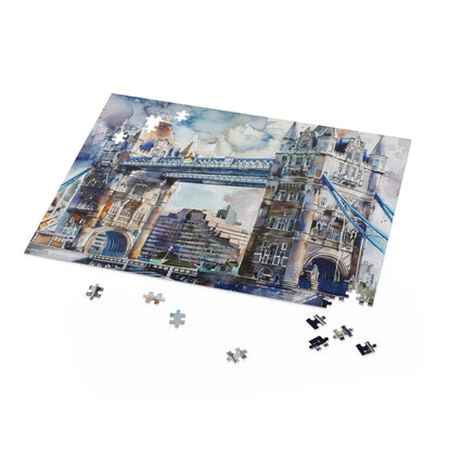 London Bridge Watercolor Puzzle