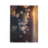 Sunset Canyon with Floating Bioluminescent Jellyfish — Plush Fleece Throw Blanket — Product Detail View 10
