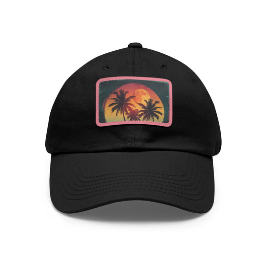 Palm Paradise Sunset Cap | Hats | Accessories, Cotton, hat, Hats, hats-tag, Unisex, Vegan | Prints with Passion