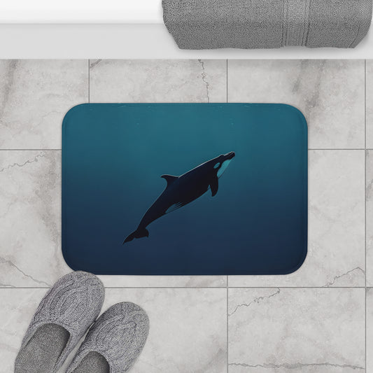 Whale of a Time Bath Mat | Bath Mats | Bath, Bathroom, Home & Living, Indoor, Sublimation | Prints with Passion