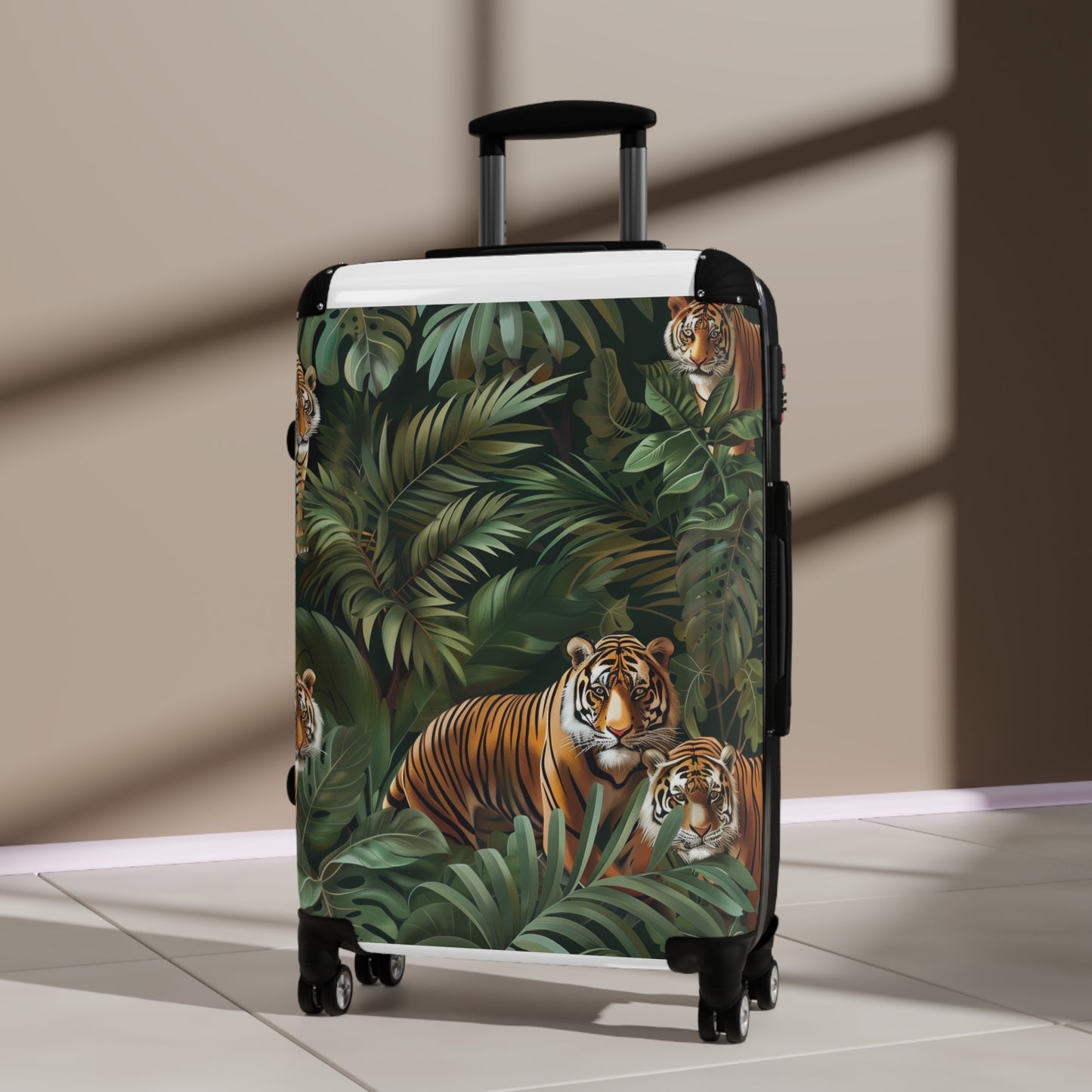 Tiger Print Jungle Safari Suitcase