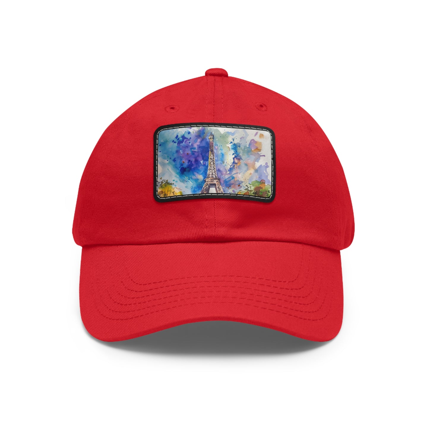 Eiffel Tower Dreams Watercolor Baseball Cap