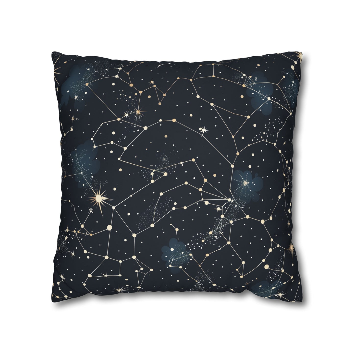 "Transform your bedroom with our Cosmic Dream Pillowcase featuring a celestial constellation stars pattern"