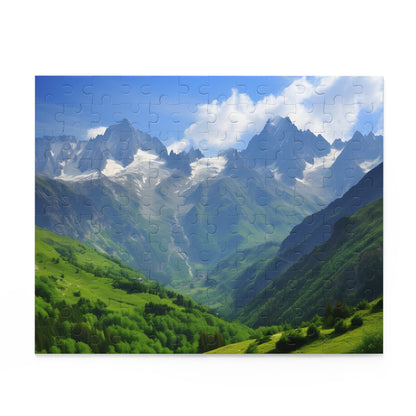 Alpine Adventure Jigsaw Puzzle - Piece together stunning French Alps landscapes