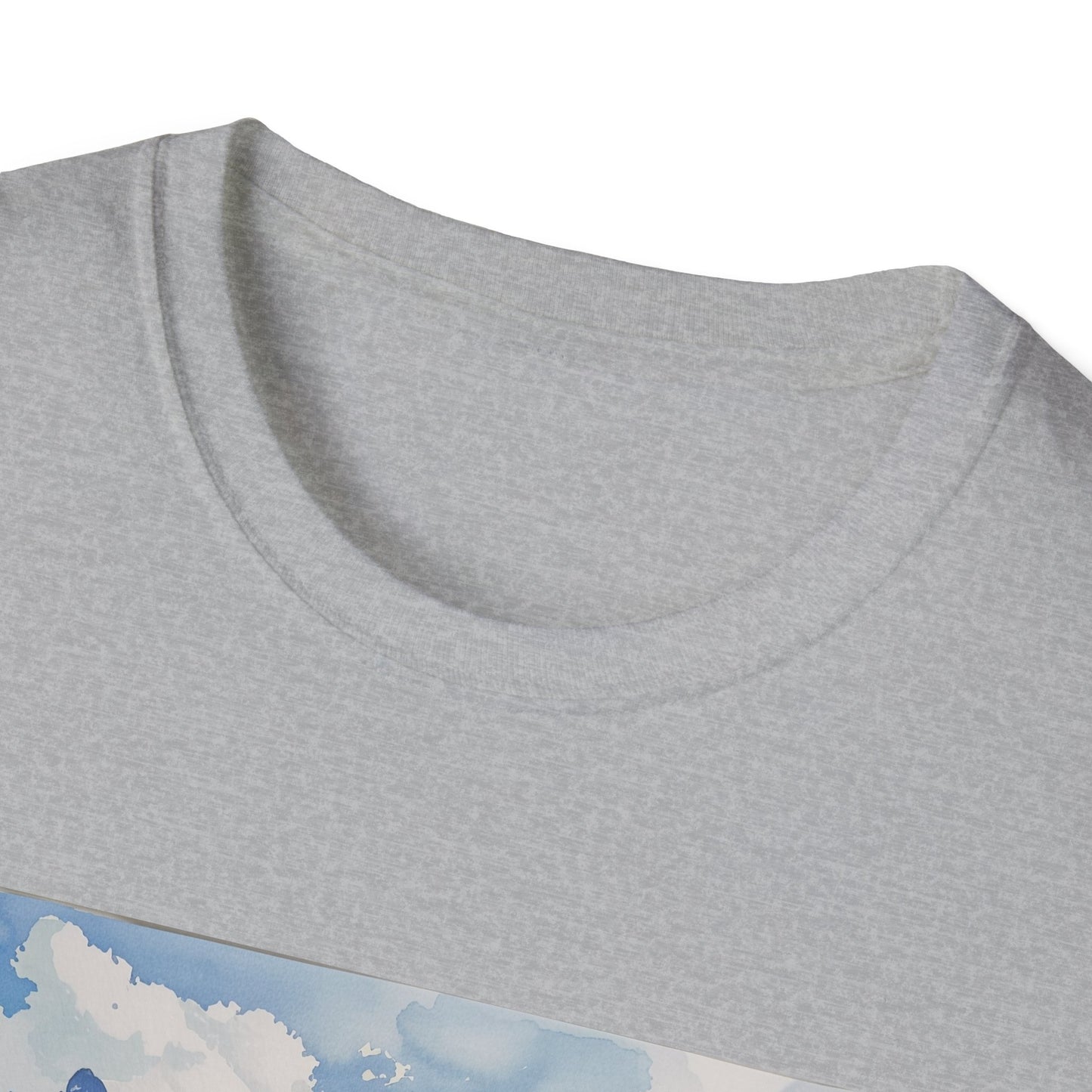 ## Alpine Serenity in Watercolor: The Swiss Alps T-shirt