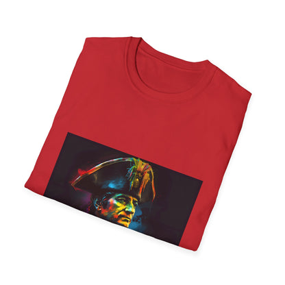 Napoleon T-Shirt : Imperial Radiance in Neon Hues