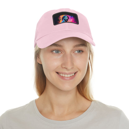 Neon Dreams: Keanu Reeves Watercolor Baseball Cap