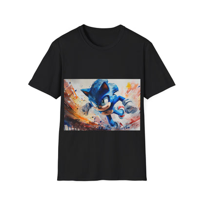 Sonic Watercolor Tee: Speedy Style