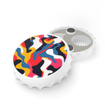 Vibrant Abstract Bottle Opener