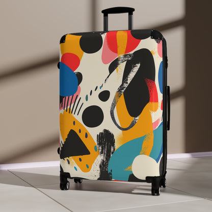 Vibrant Abstract Pattern Suitcase