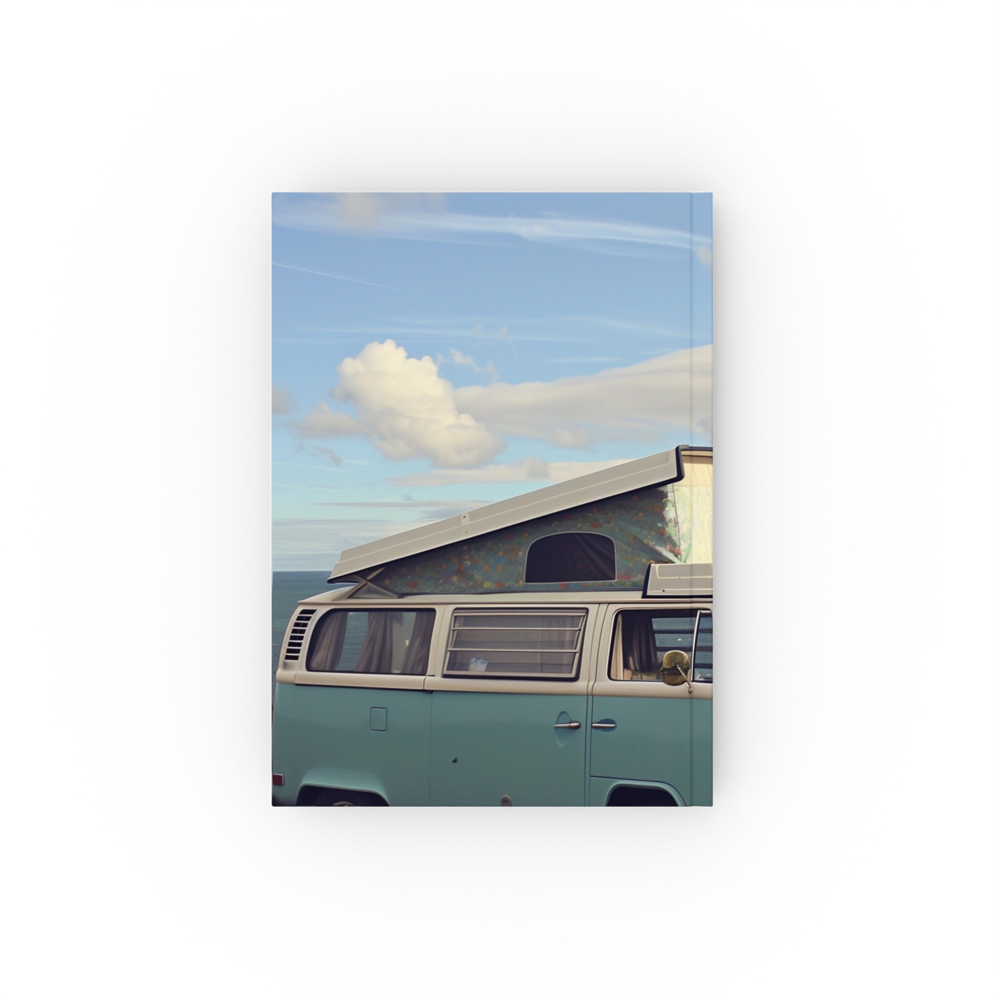 "Seaside Drives Retro Camper Journal - Capture coastal adventures in style!"