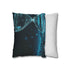 Data Stream Flowing into Hourglass Double-Sided Square Cushion Cover