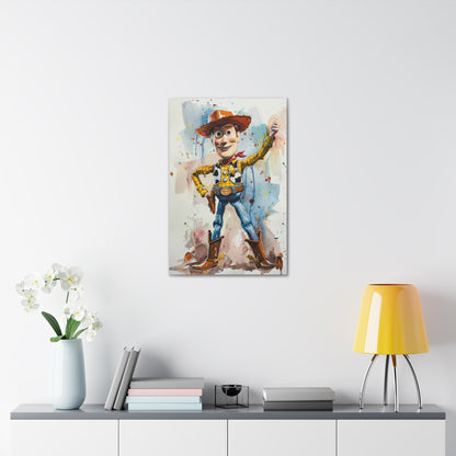 Toy Story Wall Art of Woody: A Toy Story Icon For Sale | Canvas | Art & Wall Decor, Canvas, Fall Picks, Hanging Hardware, Home & Living, Indoor, Top Spring Products, Valentine's Day promotion | Prints with Passion