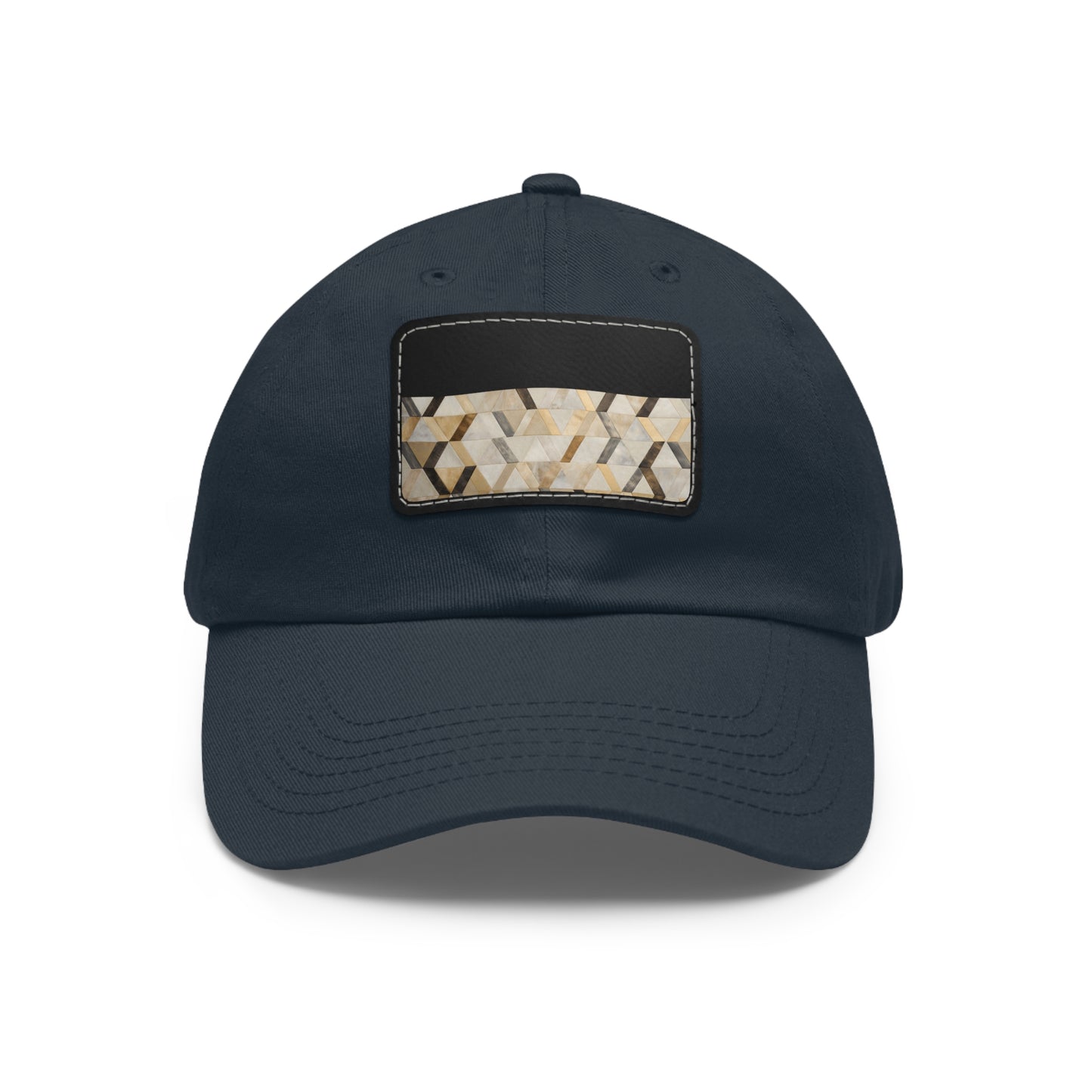 Golden Cream Kilim Chic Baseball Cap