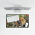 Cute Holland Lop Bunny Watercolor — XL & XXL Desk Mat — Product Detail View 8