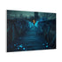 Bioluminescent Vines on a Ghost Bridge — Canvas Wall Art — Product Detail View 6