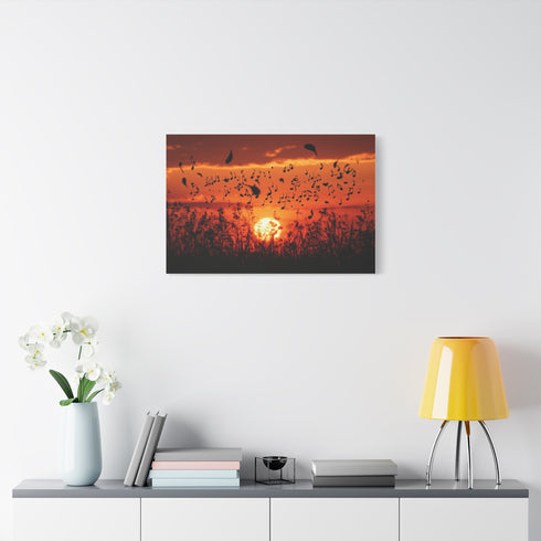 Sunset Made of Music Notes (Edition II) — Canvas Wall Art — Product Detail View 7