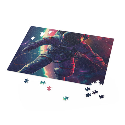 Space Astronaut Jigsaw Puzzle - Explore the cosmos with this engaging family-friendly puzzle. Perfect for space enthusiasts.