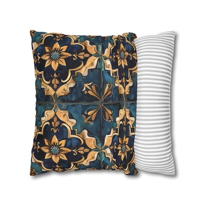 "Artisan Tiles Pillow Case Collection - Elevate your bedroom decor with elegant tile-inspired design"