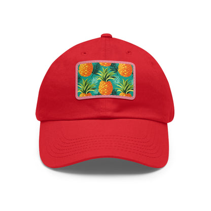 Tropical Twist Pineapple Print Cap