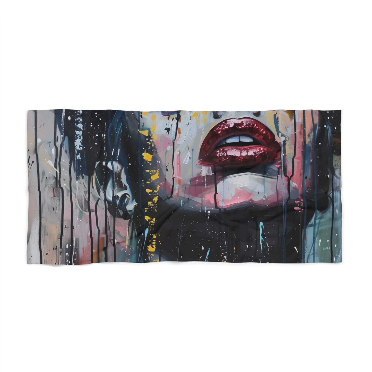 these towels are perfect for lounging by the pool or soaking up the sun on the sandy shores. Whether you're a die-hard Gaga fan or just looking to add some pop culture flair to your beach gear