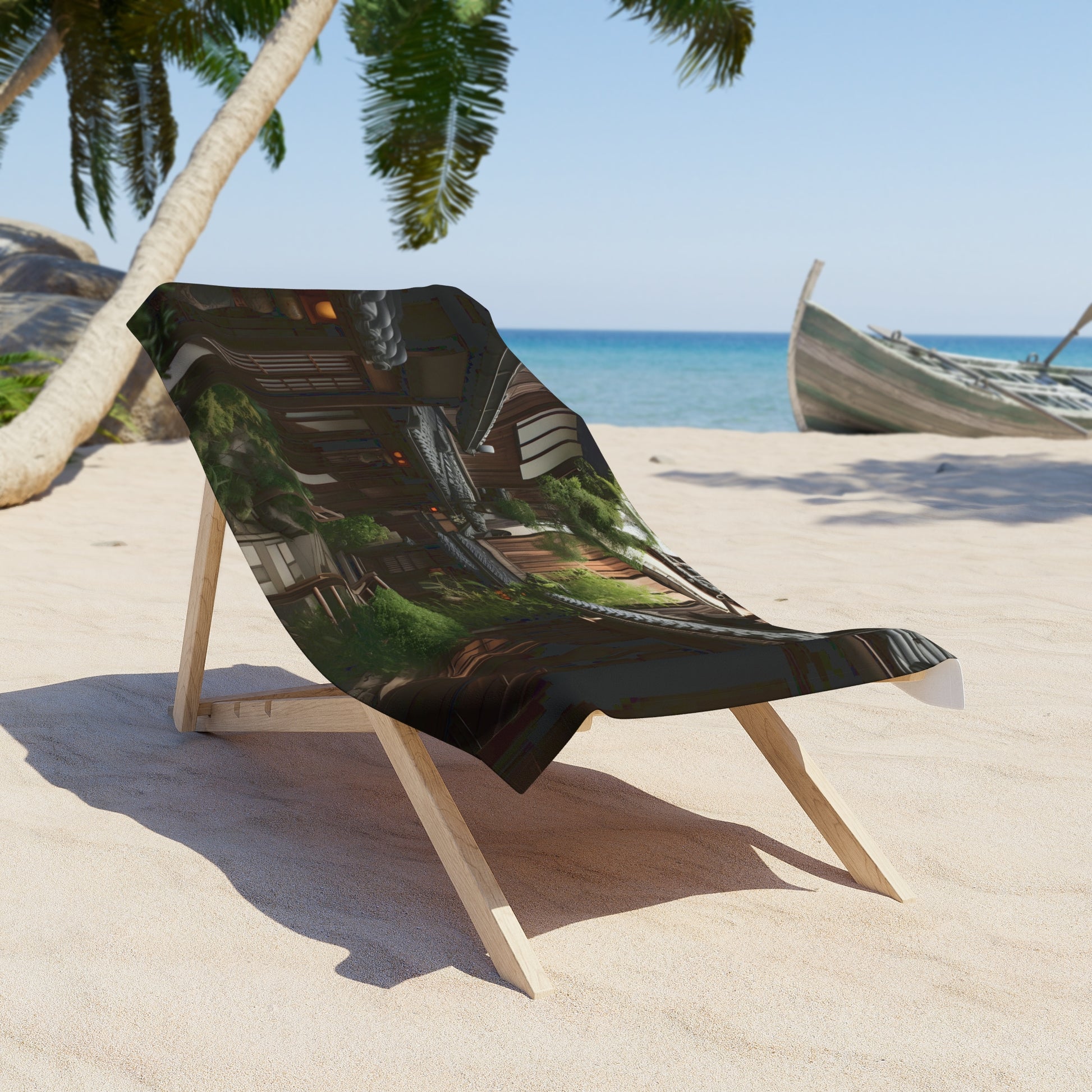 it is perfect for lounging by the sea or pool. Let the essence of Kyoto elevate your beach experience.