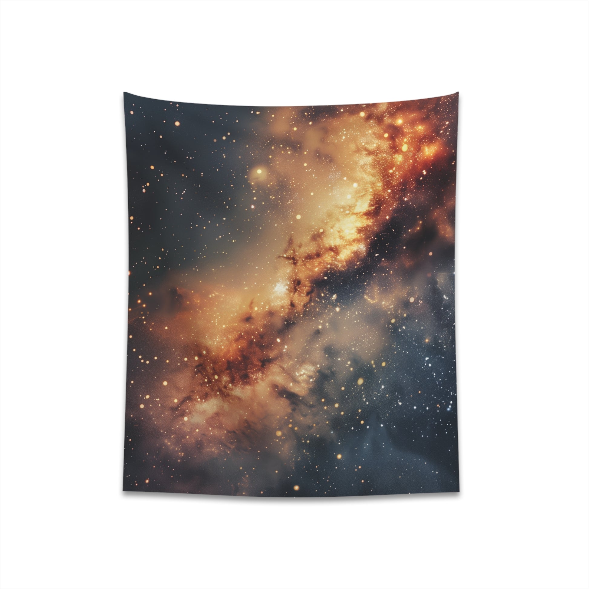 "Captivating Cosmic Symphony Galaxy Tapestry - Vibrant Interstellar Design for Home Decor"