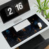 Dreamcatcher with Animated Stardust — XL & XXL Desk Mat — 3mm Non-Slip Natural Rubber Base Detail