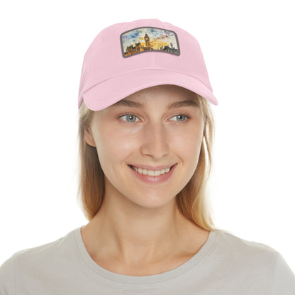 London Skyline Watercolor Baseball Cap