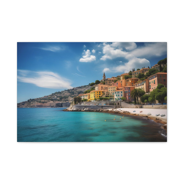French Riviera — Canvas Wall Art — Front Gallery-Wrapped Canvas View