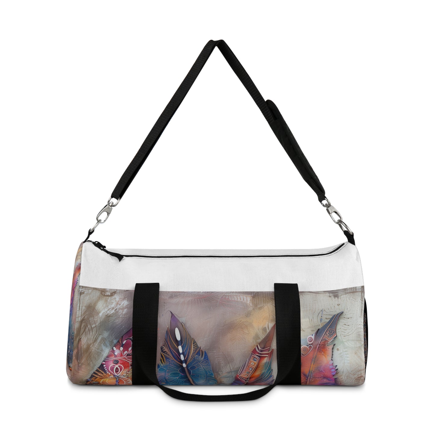 Boho Feather Duffel Bag