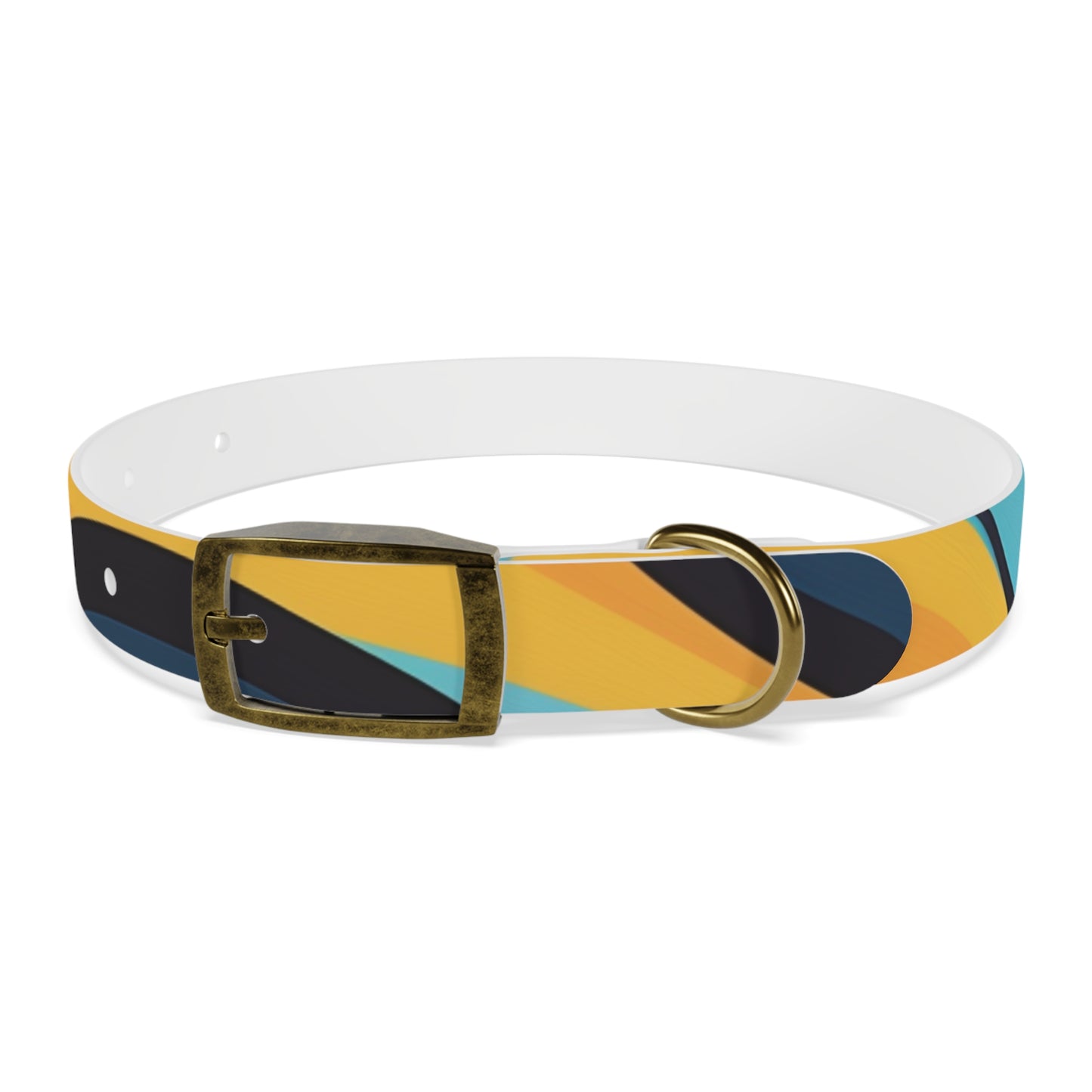 Retro Waves Dog Collar: Vibrant Style