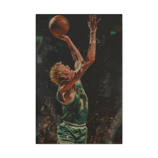 Larry Bird: Celtics Jersey Canvas | Canvas | Art & Wall Decor, Canvas, Fall Picks, Hanging Hardware, Home & Living, Indoor, Top Spring Products, Valentine's Day promotion | Prints with Passion