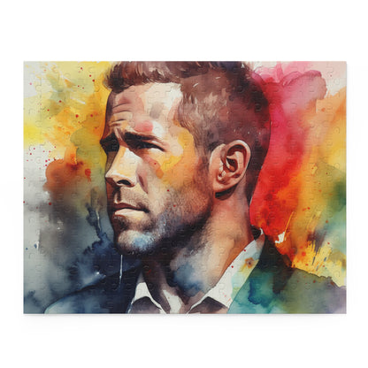 Ryan Reynolds Watercolor Jigsaw Puzzle