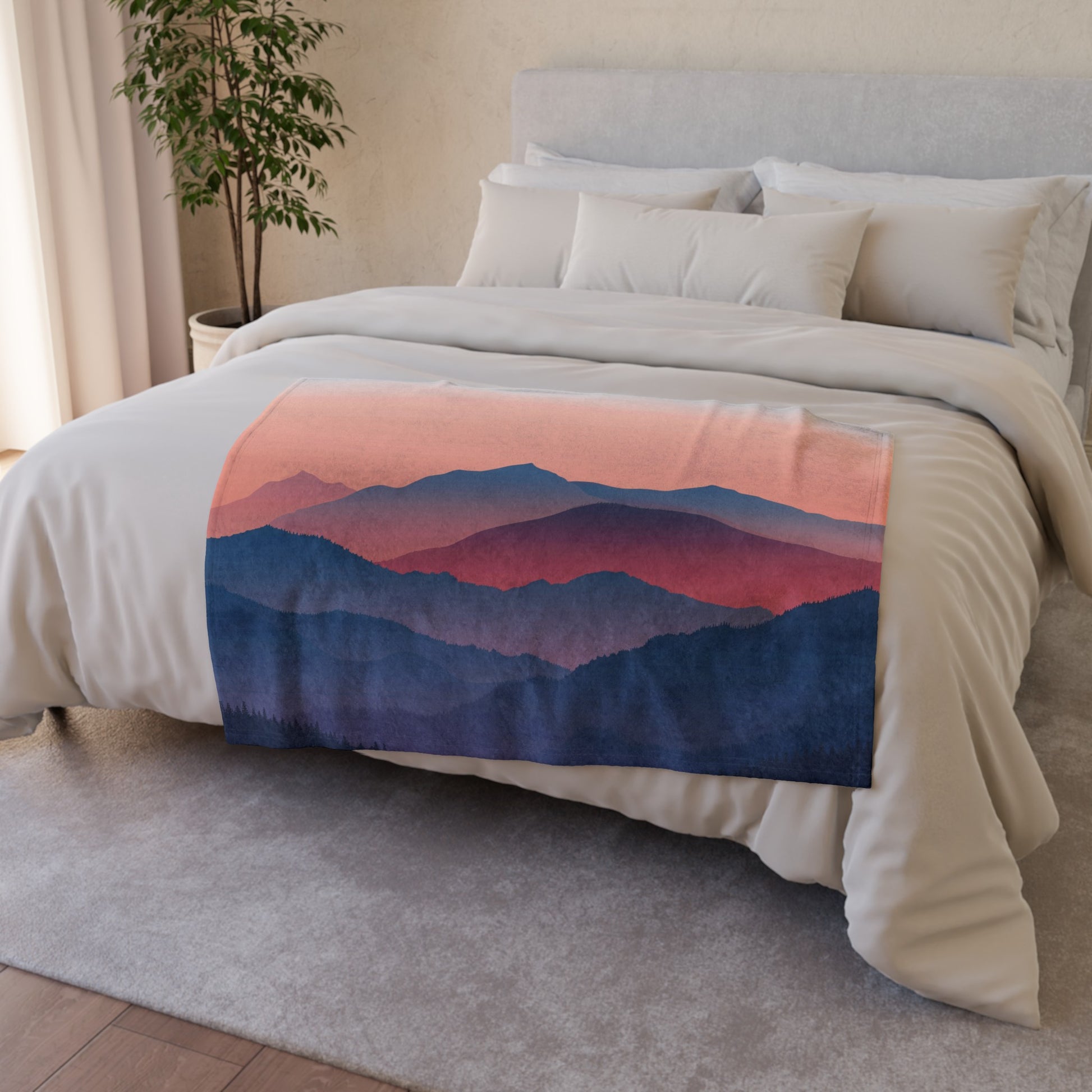 this blanket is the perfect companion for your adventures.
Stay cozy with this Blanket inspired by the minimalist nature of Camelback Resort. Perfect for adding a touch of tranquility and natural beauty to your home or outdoor adventures.