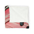 Cyborg Butterfly Perched on Sword Plush Fleece Throw Blanket