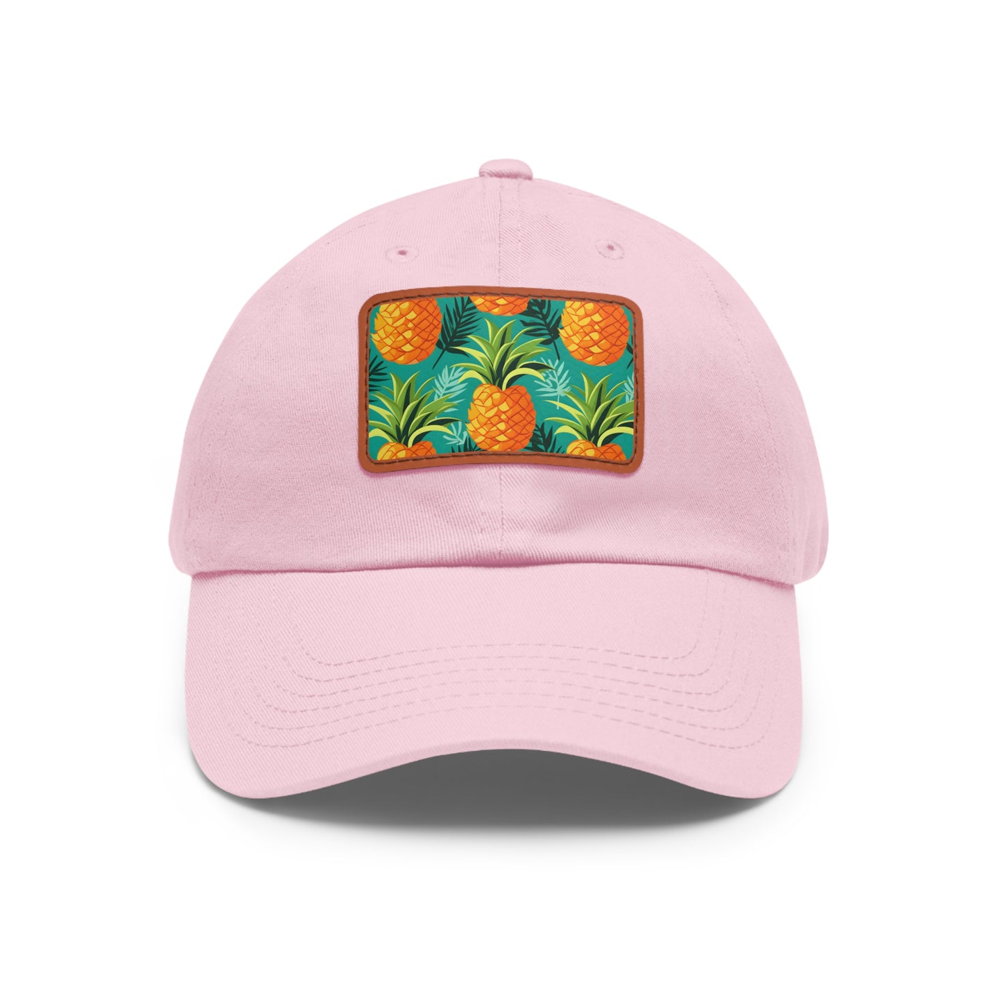 Tropical Twist Pineapple Print Cap