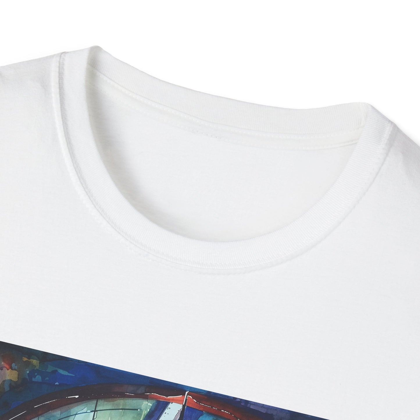 ## London's Hidden Depths: The Tube Watercolor T-shirt