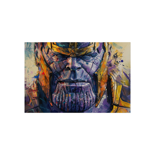 Thanos Painting Poster