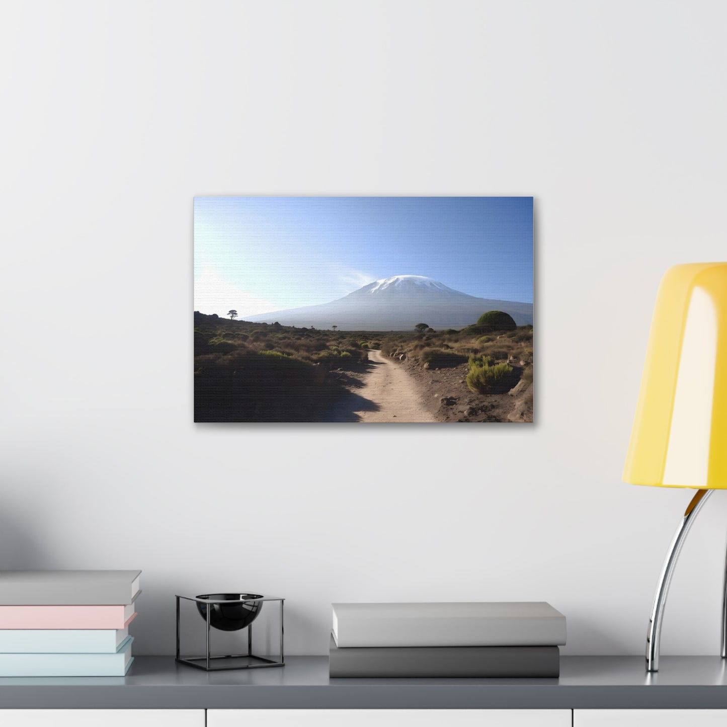 Sunny Mount Kilimanjaro Canvas Print