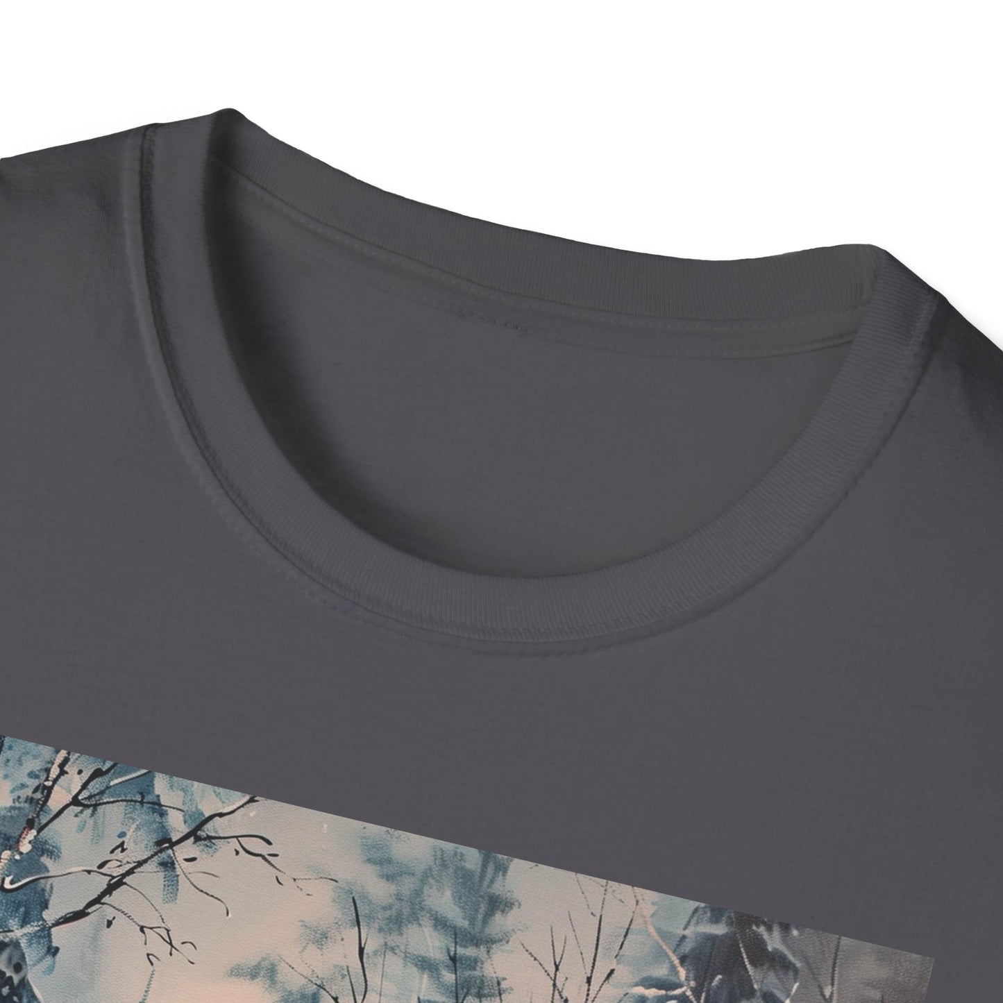 Winter's Embrace: Wonderland Painting T-shirt Snowy Wonderland T-Shirt