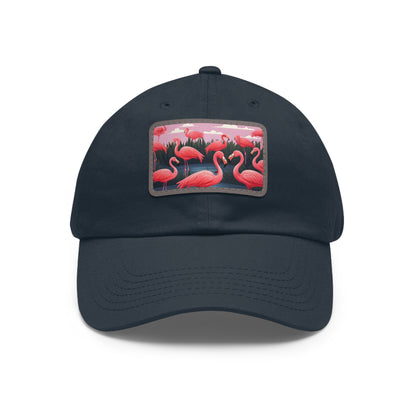 Flamboyant Flamingo Print Baseball Cap