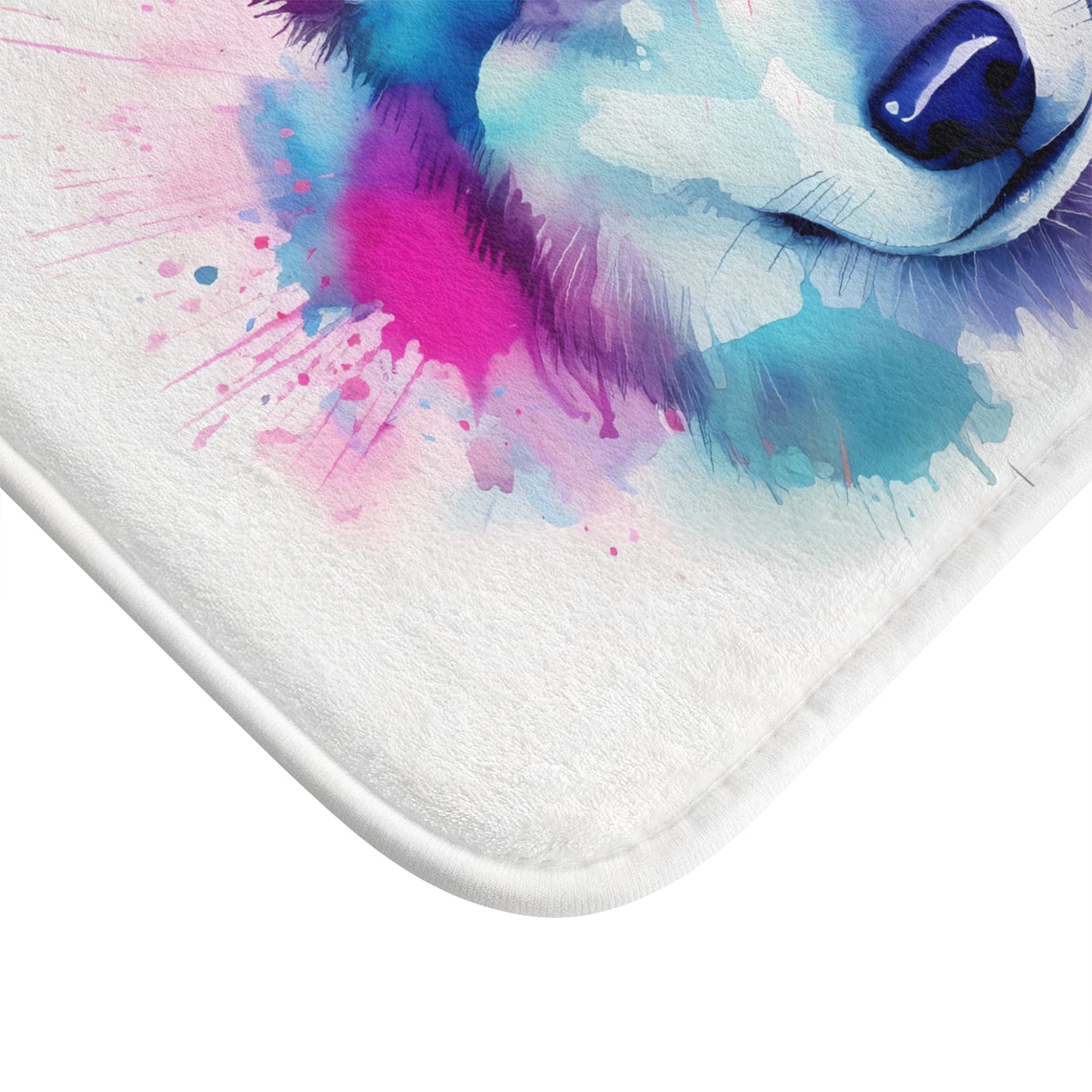 Husky Eyes Bath Mat