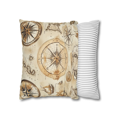 "Vintage Maps Pillowcase Collection - Explore the world with this historic pattern, perfect for adding a touch of history to your home decor."