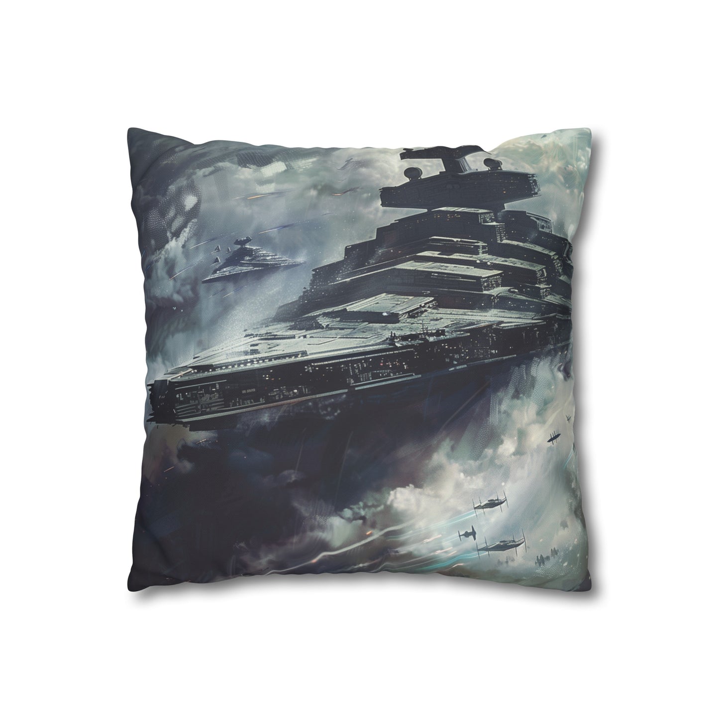 Imperial Dreams Star Destroyer Pillowcase - High-quality material, comfortable and stylish, perfect for all seasons, makes a great gift.