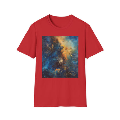 Cosmic Tapestry: Galaxy Painting T-Shirt